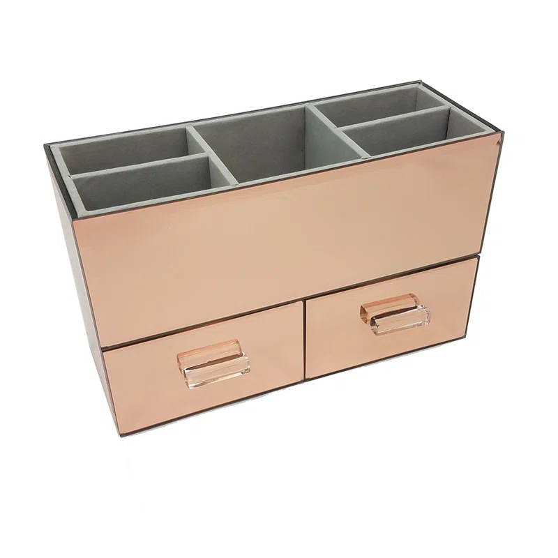 Vandue Corporation Olivia Wood Makeup Organizer