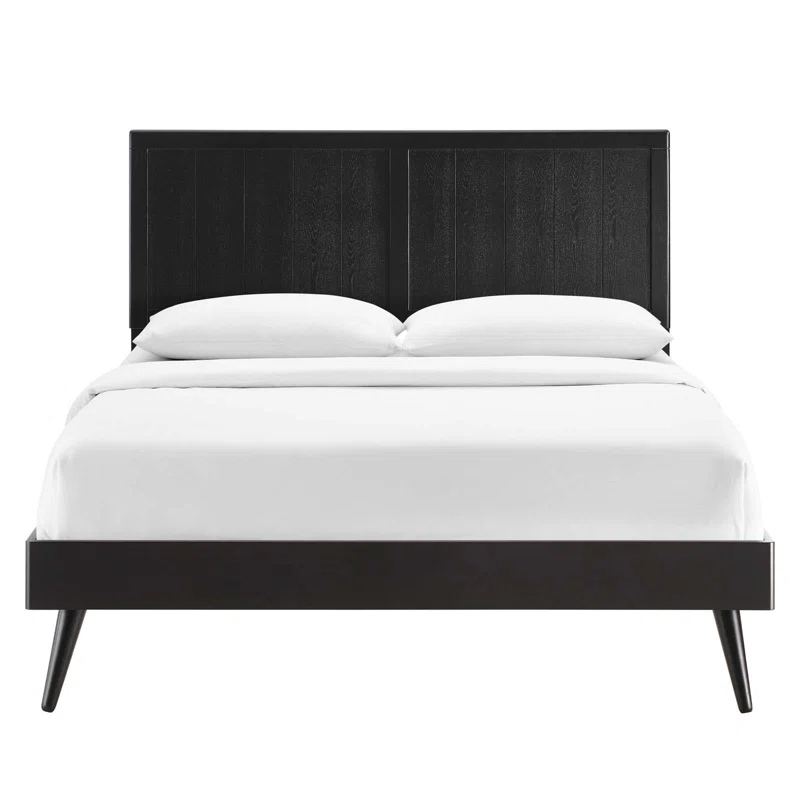 Modway Alana Wood Platform Bed with Splayed Legs