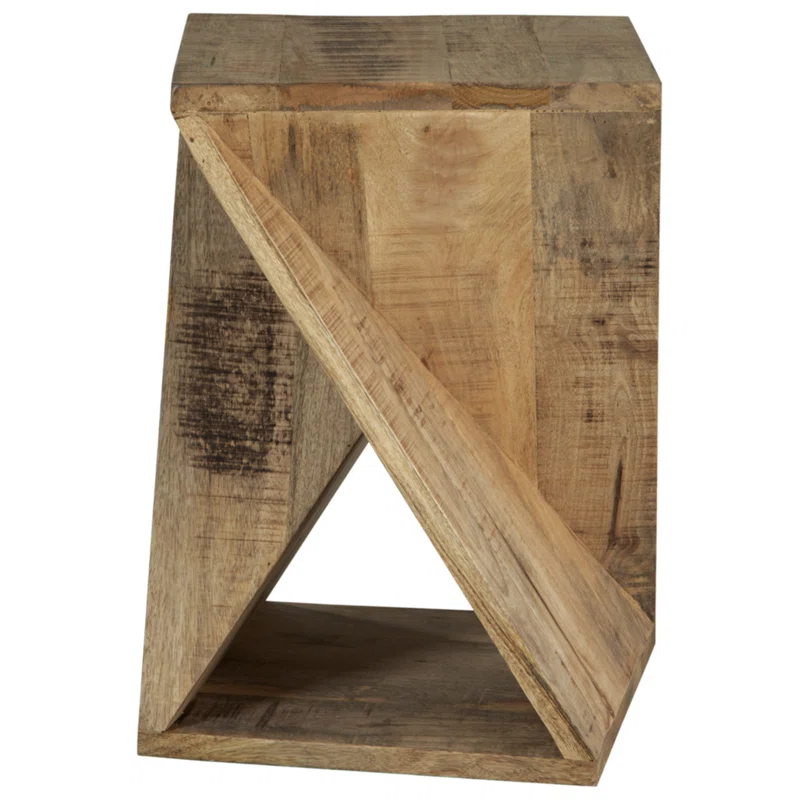 Millwood Pines Edu Solid Wood End Table