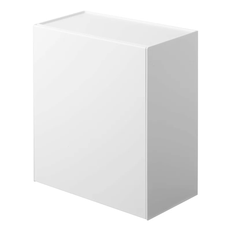Yamazaki Home Tower Yamazaki Home Wall Mounted Storage Or Trash Bin, Small Wastebasket