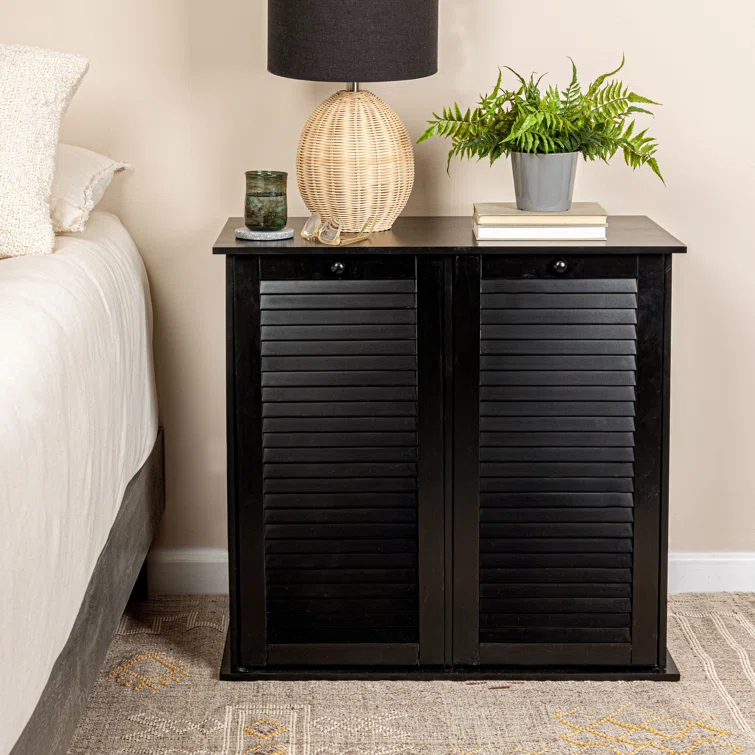 Household Essentials Tilt-out Cabinet Laundry Sorter with Shutter Front