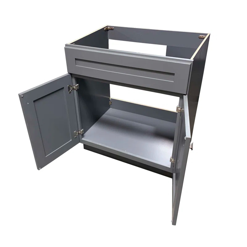 Niturra 36'' Single Bathroom Vanity Base Only in Gray