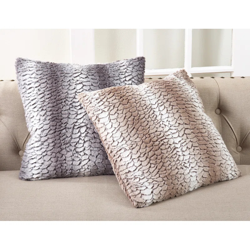 Saro Juneau Collection Reversible Pillow Cover