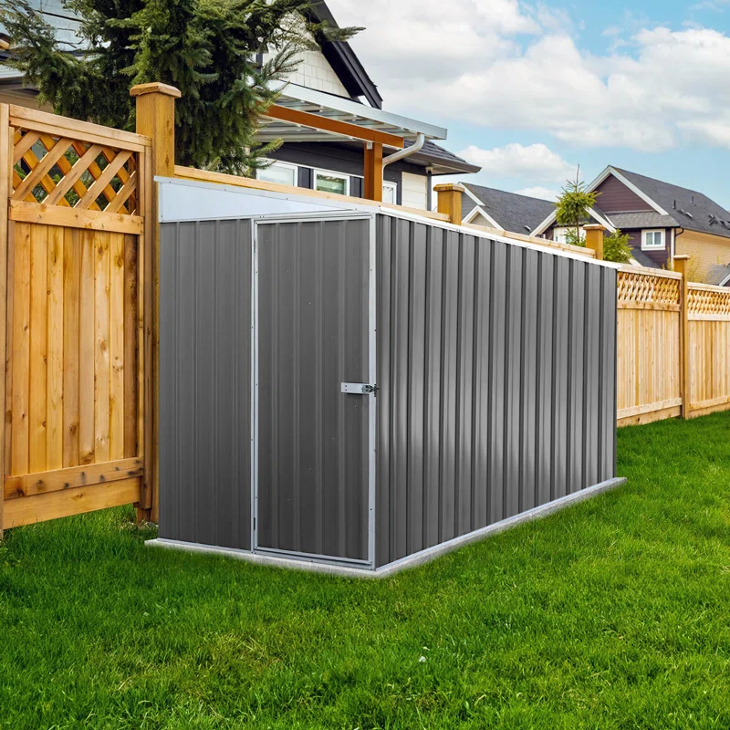 Absco Durango Galvanized Steel Storage Shed