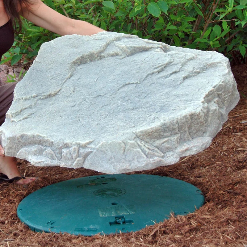 Arlmont & Co. Heriberto Plastic Abstract Garden Stone