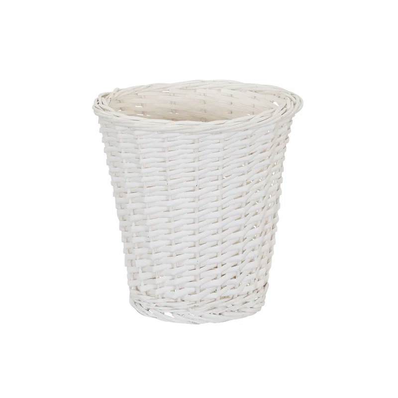 Household Essentials Willow Wicker Open Waste Basket