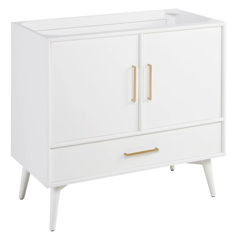36" Novak Single Bathroom Vanity Set with Rectangular Undermount Sink