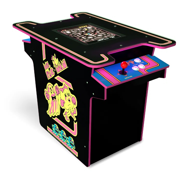 Arcade 1Up Arcade1Up Ms. Pac-Man 40th Anniversary Head-to-Head Black Series Edition Table