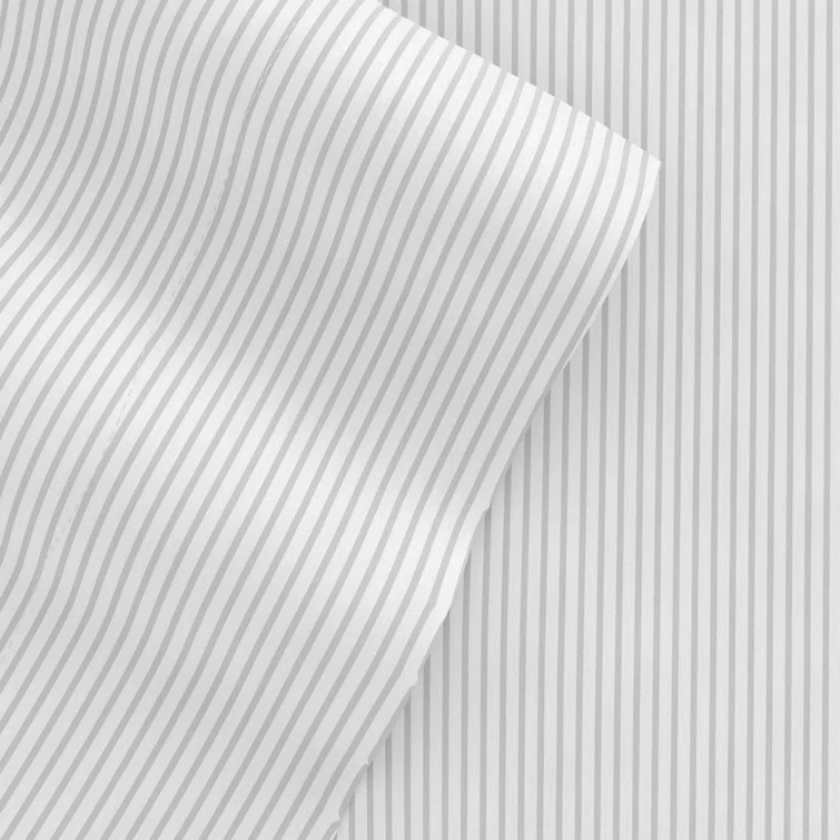 IEnjoy Home 7-Piece Reversible Bedding Bundle - Solid Comforter and Patterned Sheet Set