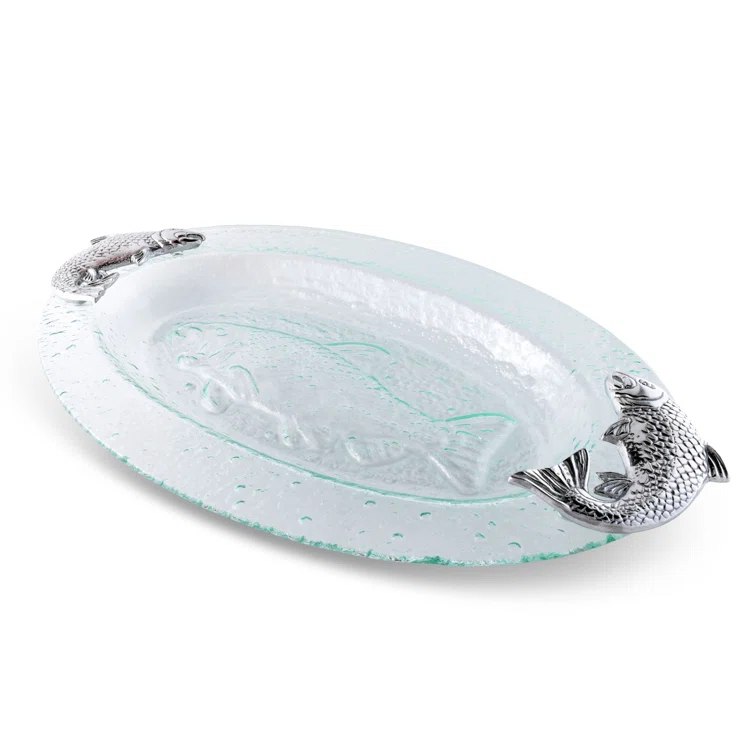 Arthur Court Designs Arthur Court Designs Coastal Glass Platter