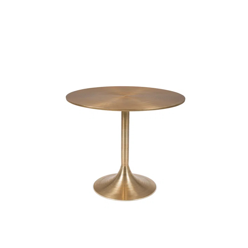 Hypnotising Round Metal Dining Table