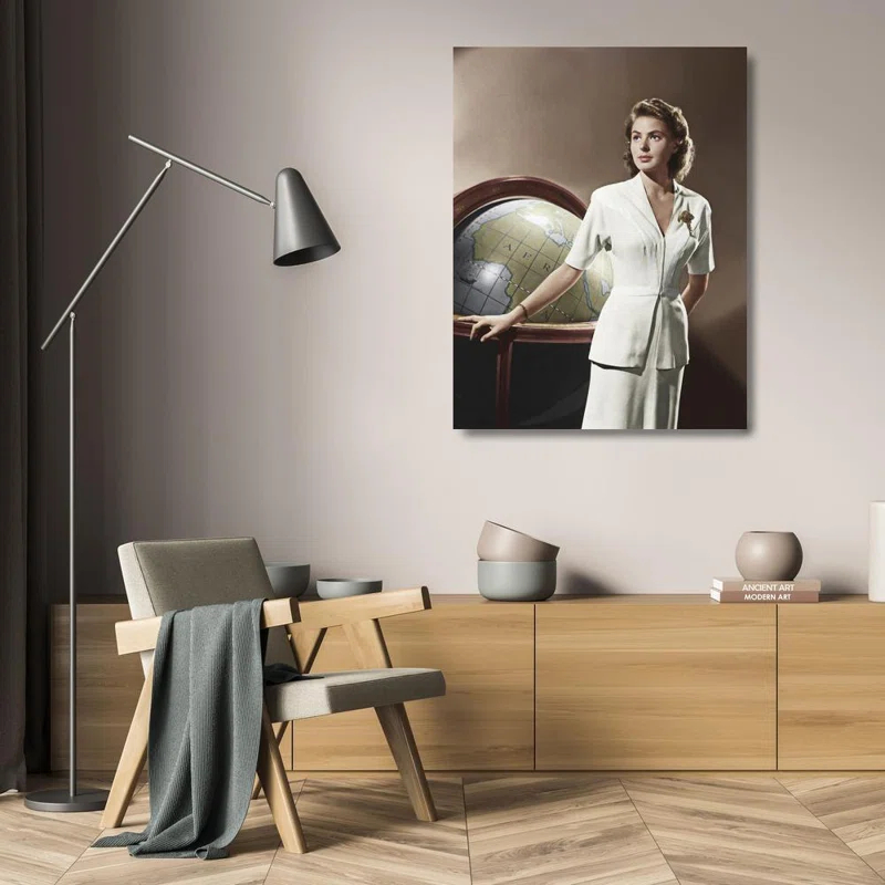 Astoria Grand Astoria Grand Hollywood Photo Archive Gallery Wrapped Canvas Art Titled: Ingrid Bergman - Casablanca