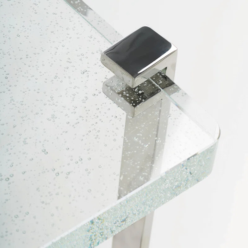 Mott Glass Top End Table