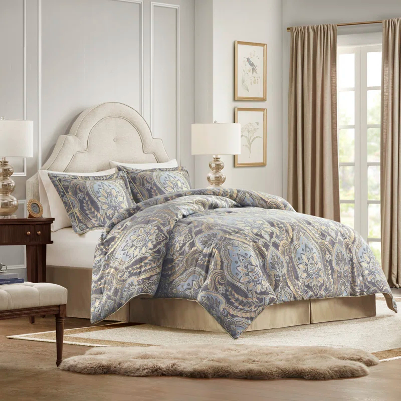 Croscill Croscill Julius 4 Piece Chenille Jacquard Comforter Set
