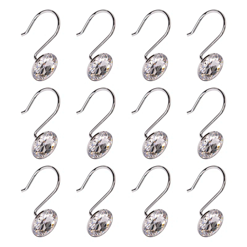 Utopia Alley Steel Shower Curtain Hook (Set of 12)