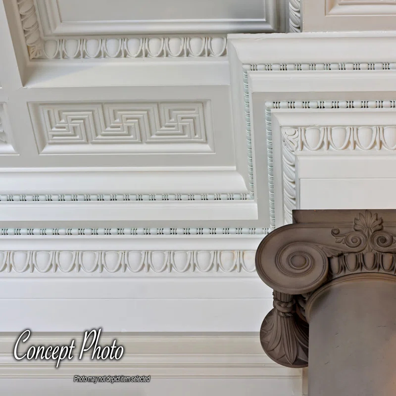 2-9/16 in x 3-1/8 in x 90-1/2 in Egg and Dart Polyurethane Crown Moulding Pro Pack 45 LF (Set of 6)