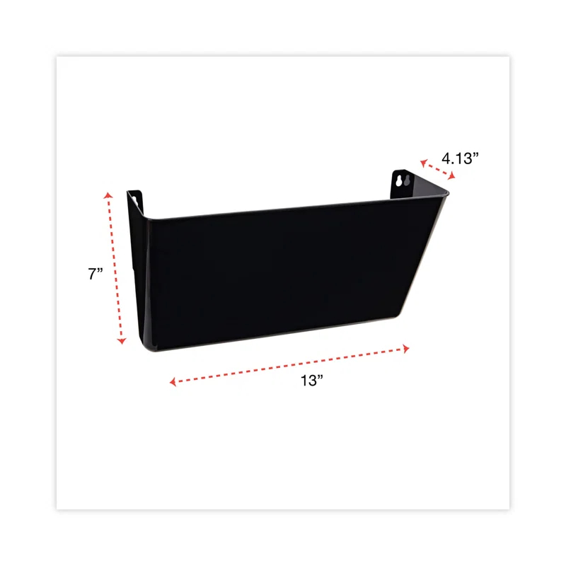 Universal® Universal® Recycled Wall File Pockets PVC / Vinyl Wall File Pockets