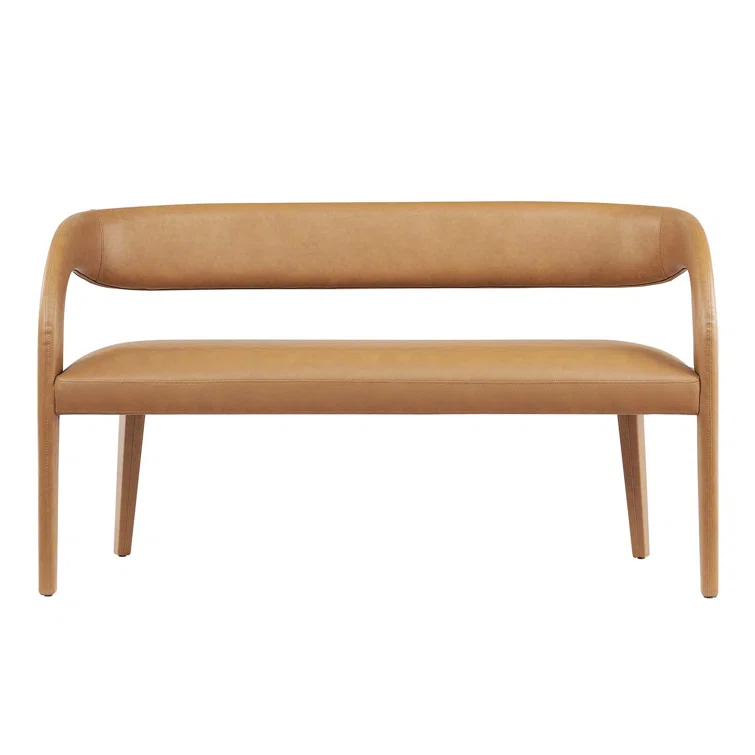 Modway Modway Pinnacle Vegan Leather Accent Bench