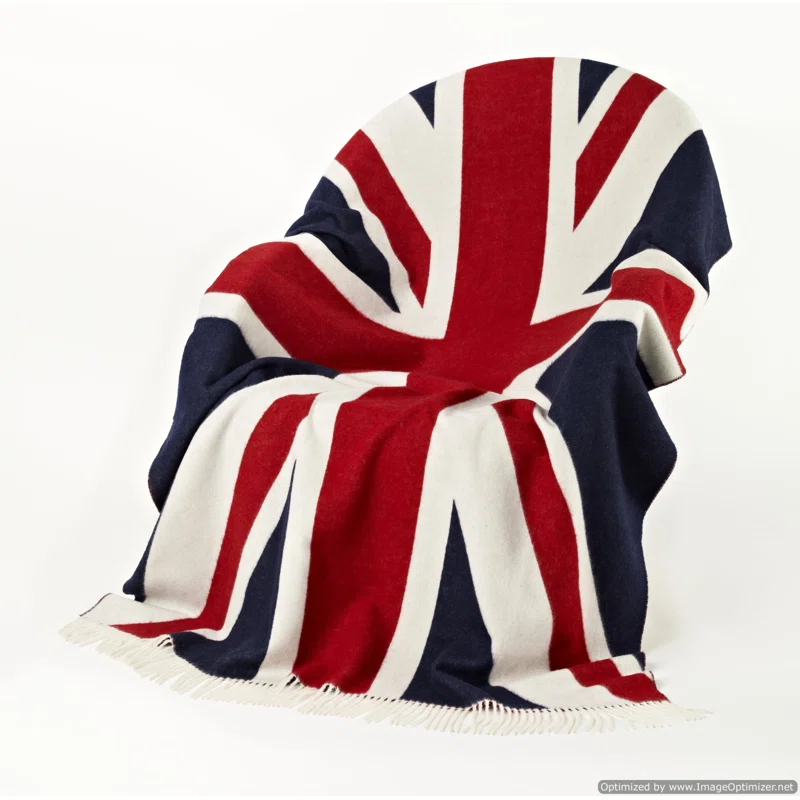 Bronte by Moon Merino Lambswool Throw/Blankets Hand Woven Blanket