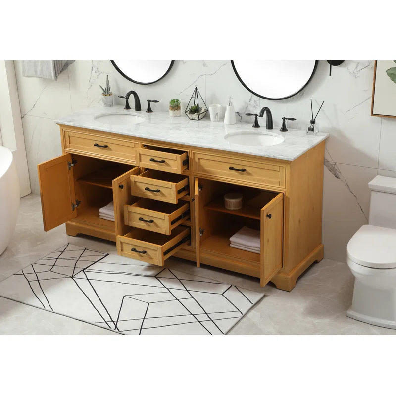Lark Manor™ 72 Inch Double Jabahri in Driftwood