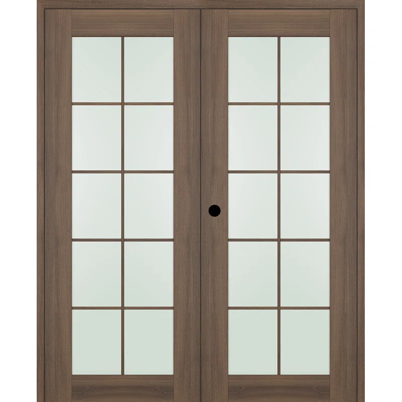 Belldinni Avon 10 Lite Solid + Manufactured Wood Paneled French Doors