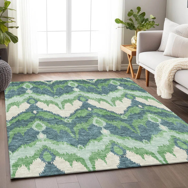 Addison Rugs Premium Machine Washable Mayfield Green Rug
