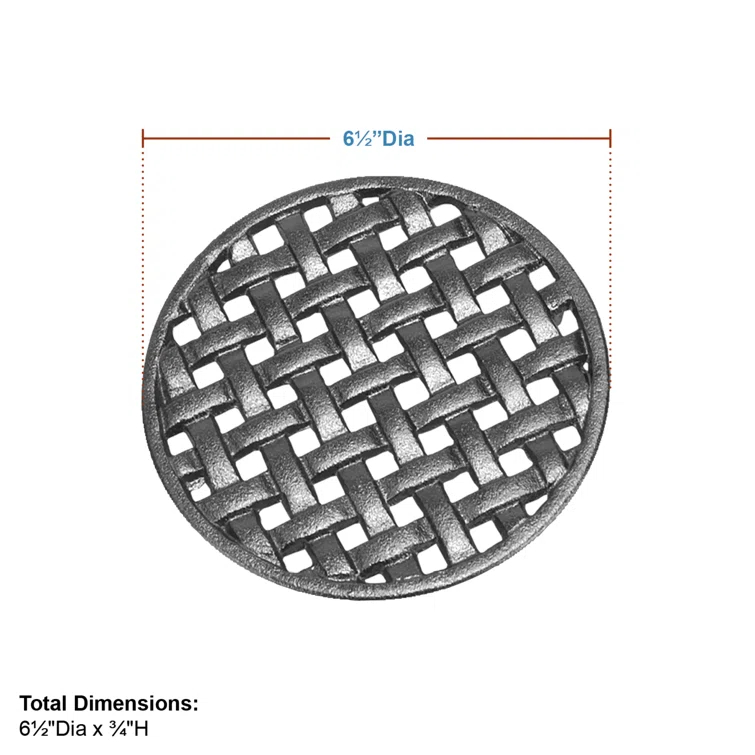 Williston Forge Metal Round 1 Piece Trivet