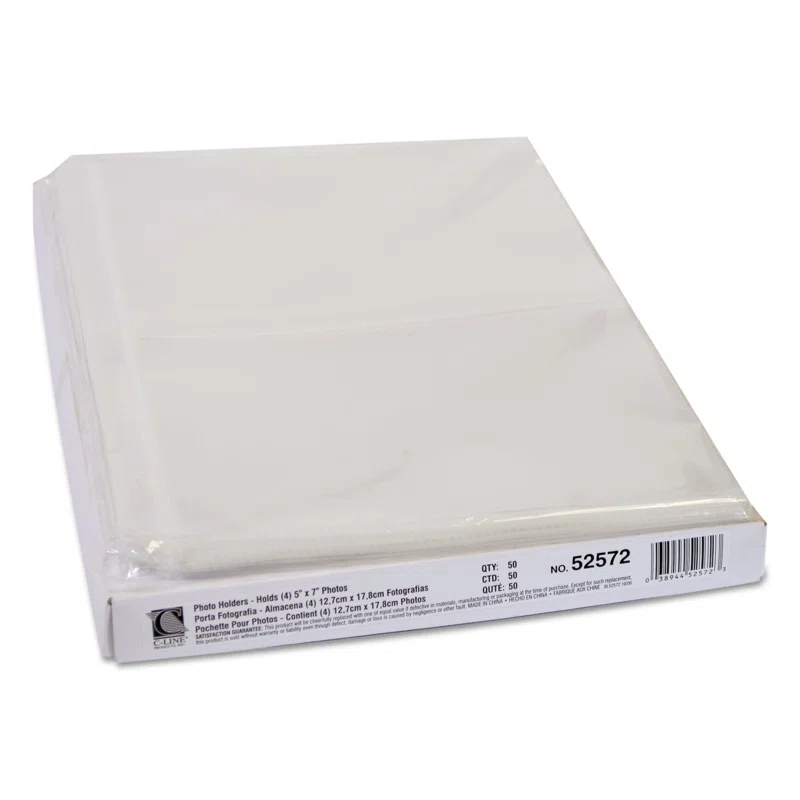 C-Line Products, Inc. C-Line® Clear Photo Holders Plastic Accessory