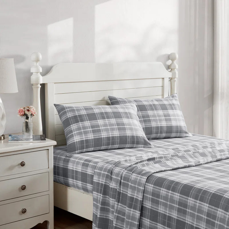 Laura Ashley Laura Ashley Cotton Flannel Cozy Sheet Sets