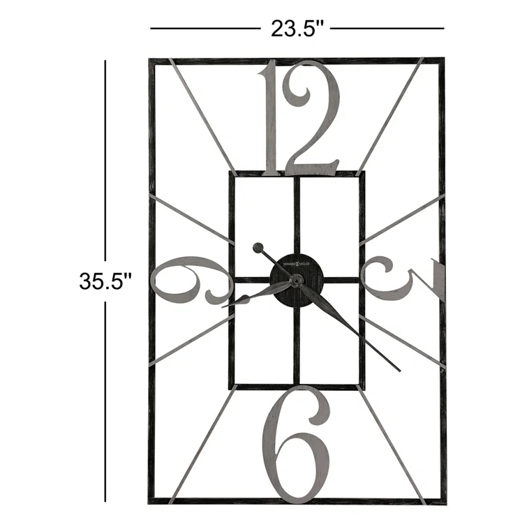 Howard Miller® Antoine Metal Wall Clock