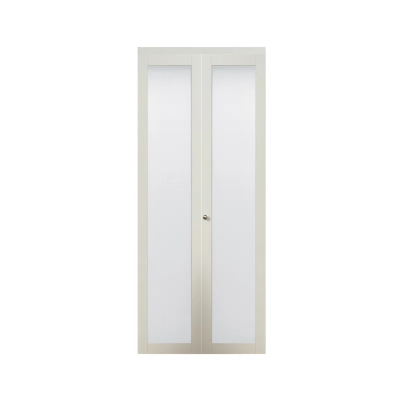 Renin Baldarassario Solid + Manufactured Wood Glass Low-Gloss Bi-Fold Door