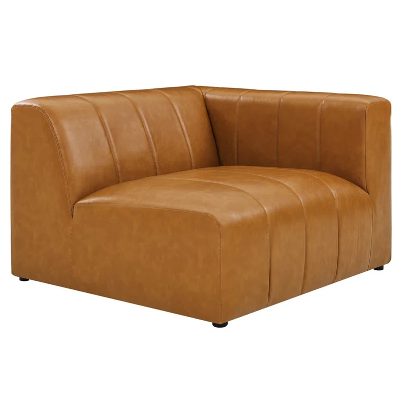 Modway Bartlett Vegan Leather Vegan Leather 4-Piece Sectional Sofa by Modway