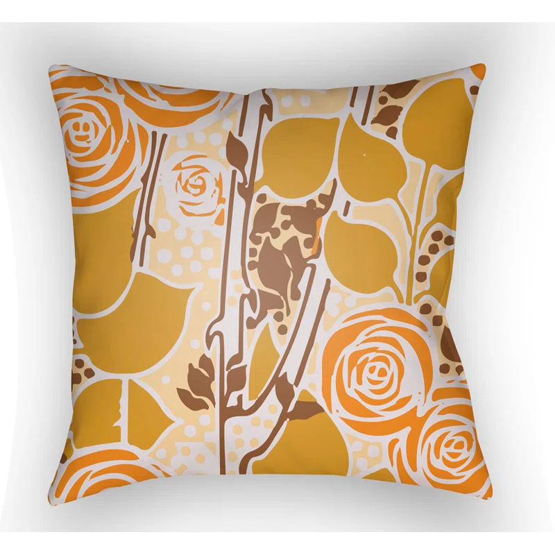 Livabliss Chinoiserie Floral Floral Throw Pillow