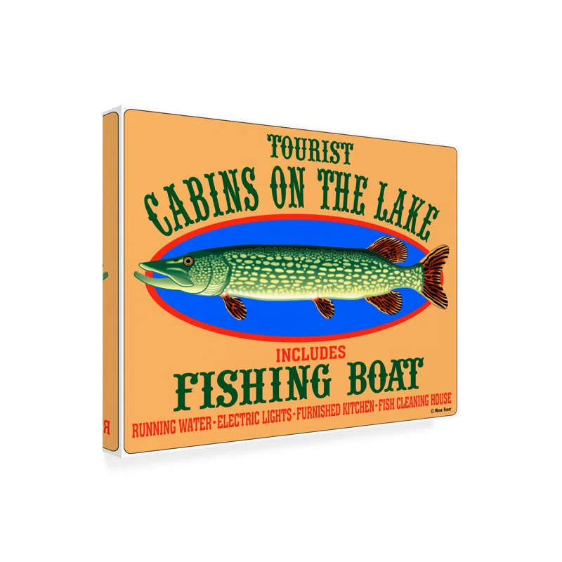 Loon Peak® " Tourist Cabins On The Lake " by Mark Frost