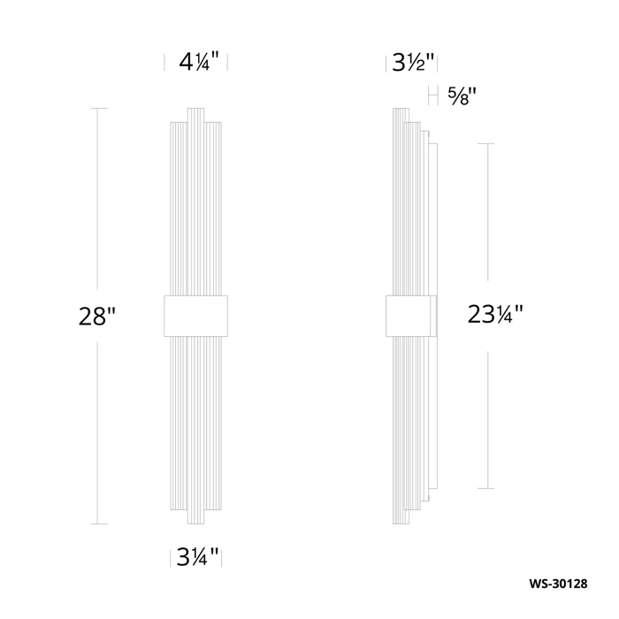 Luzerne 2 - Light Dimmable LED Vanity Light