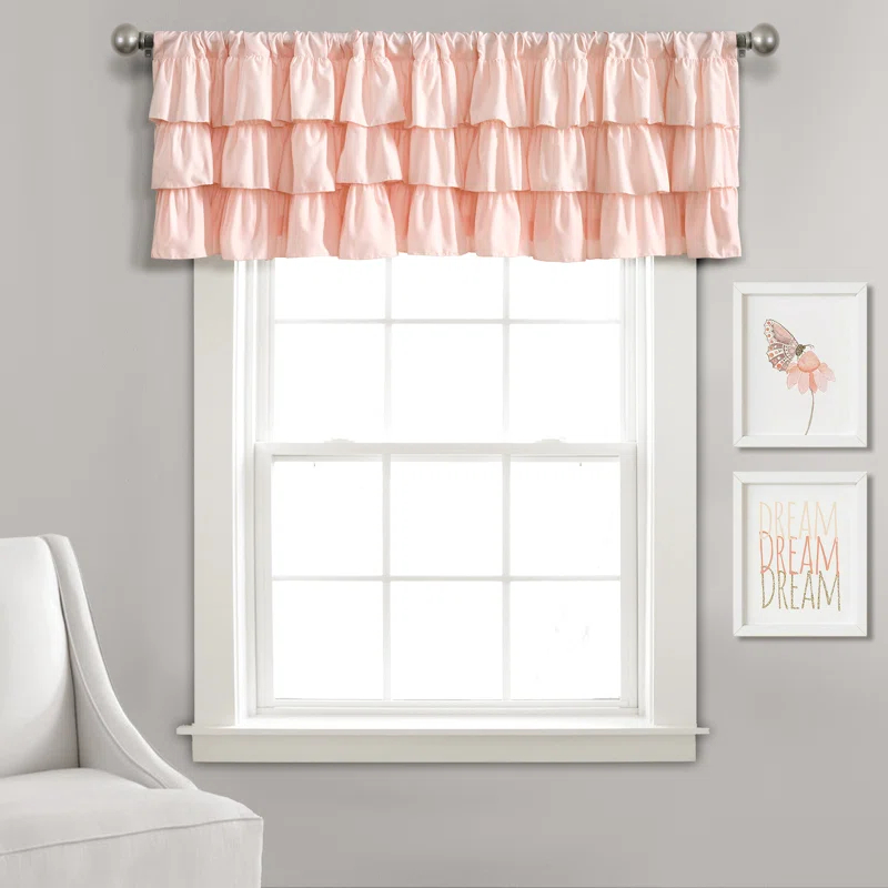 Lush Decor Belle Ruffled 84'' W Window Valance