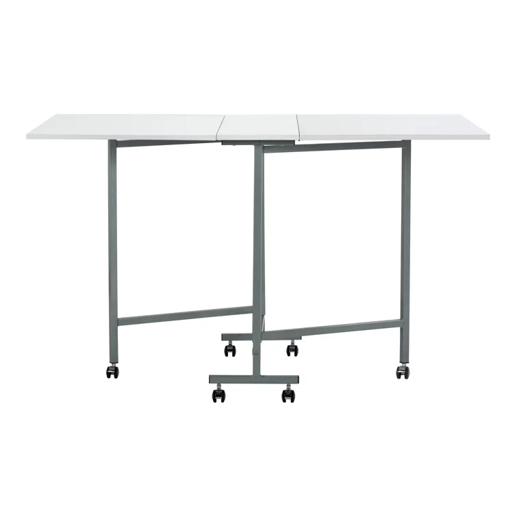 Sew Ready 58.75'' x 36.5'' Foldable Craft Table with Wheels