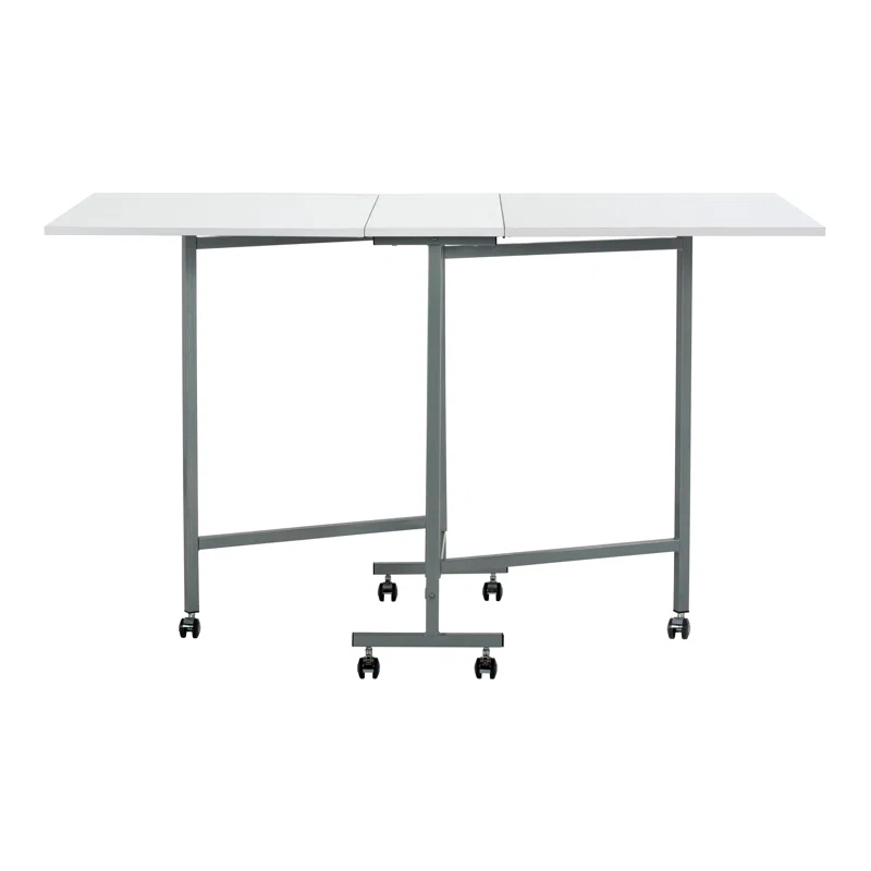 Sew Ready 58.75'' x 36.5'' Foldable Craft Table with Wheels