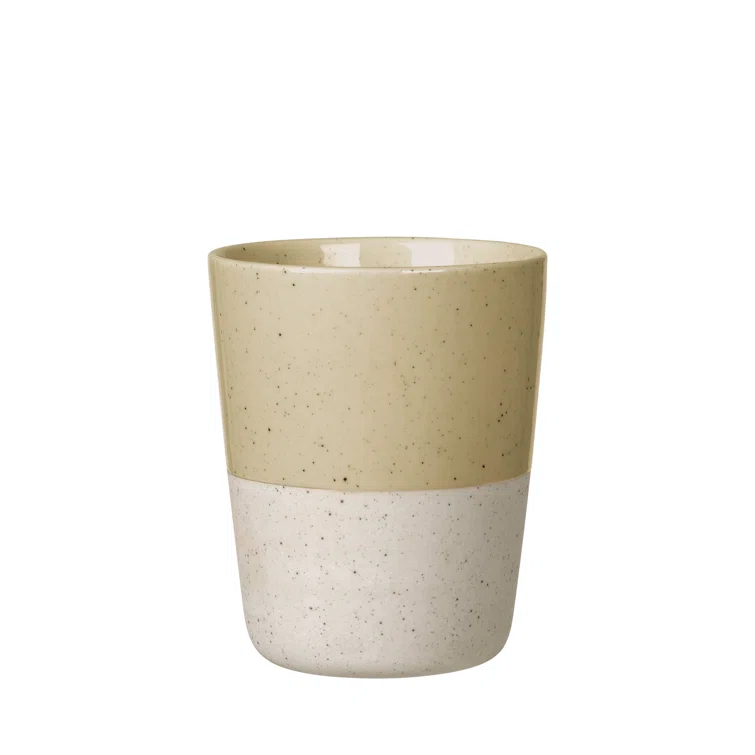 SABLO Ceramic Handleless Coffee Mug (Set of 4)