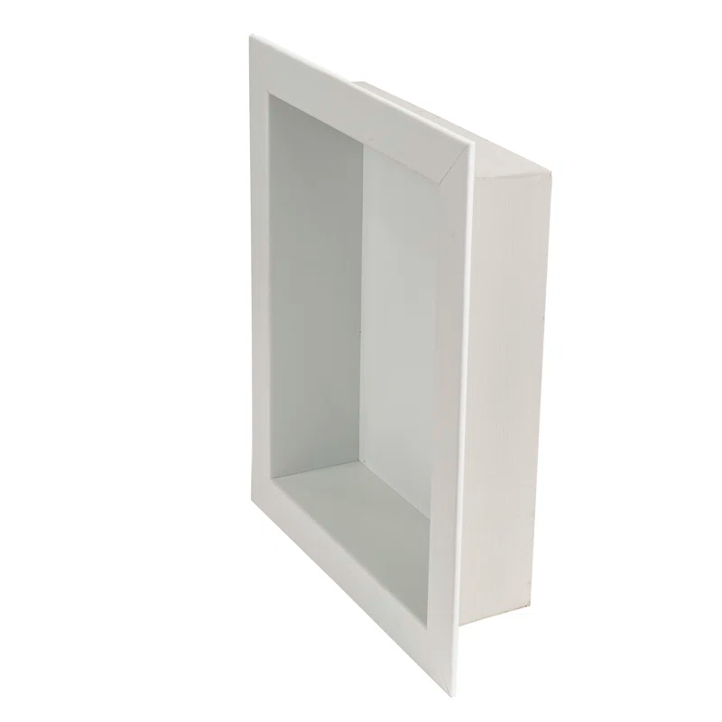 Palisade 17.5 in. x 15.5 in. Vinyl Waterproof Shower Niche Insert