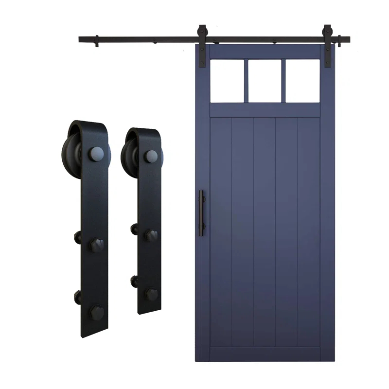 National Hardware Standard Single Barn Door Hardware Kit