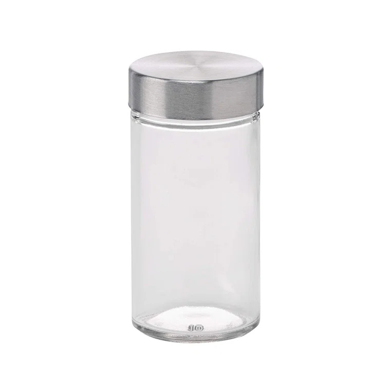 Kamenstein Kamenstein Empty Jars With Silver Cap, 3-Ounce (Set of 12)