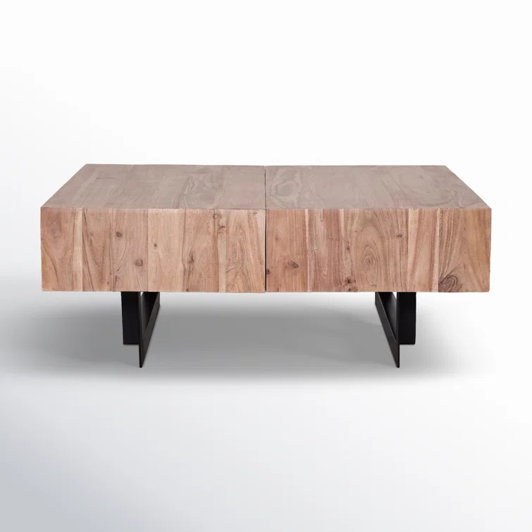 Mullins Extendable Sled Coffee Table with Storage