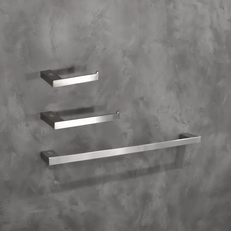 Elegant Lighting HWB-13S3RBNK Sofia 3 - Piece Bathroom Hardware Set