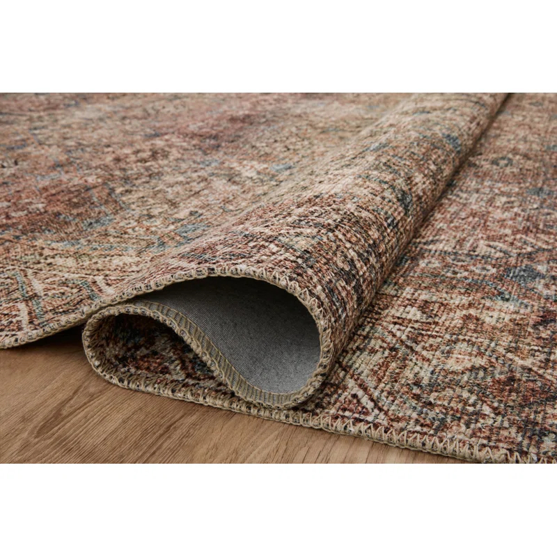 Amber Lewis x Loloi Amber Lewis x Loloi Billie Aqua / Rust Area Rug