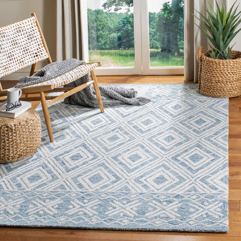 Foundry Select Orsola Hand Tufted Wool And Cotton With Latex Southwestern Rug