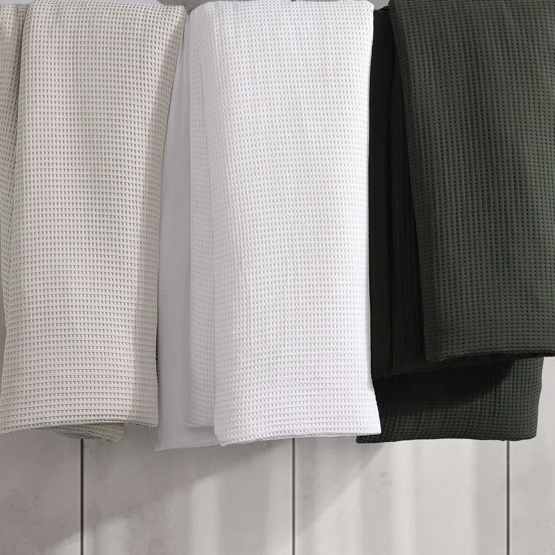 Kenneth Cole Solid Waffle Reversible Comforter Set