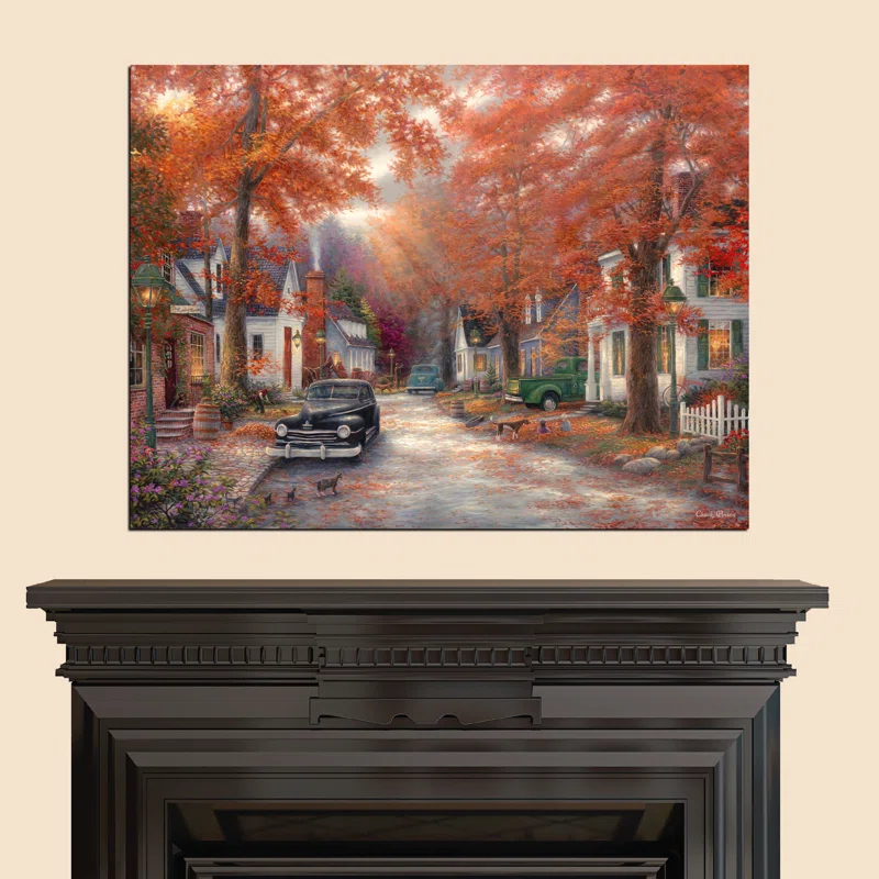 Cortesi Home A Moment on Memory Lane by Chuck Pinson Painting Print on Wrapped Canvas | Wayfair