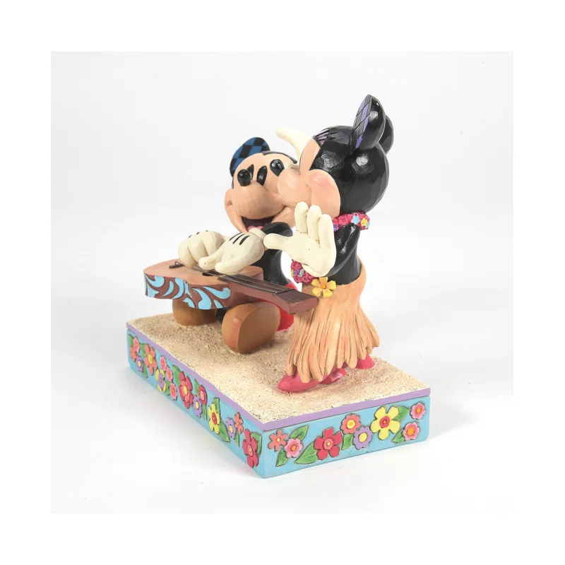 Jim Shore Disney Traditions Mickey and Minnie Hawaii Figurine