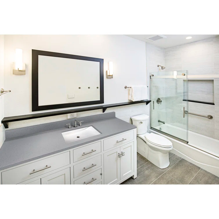 MSI 61 in. W x 22 in. D Bathroom Vanity Top with Single Sink